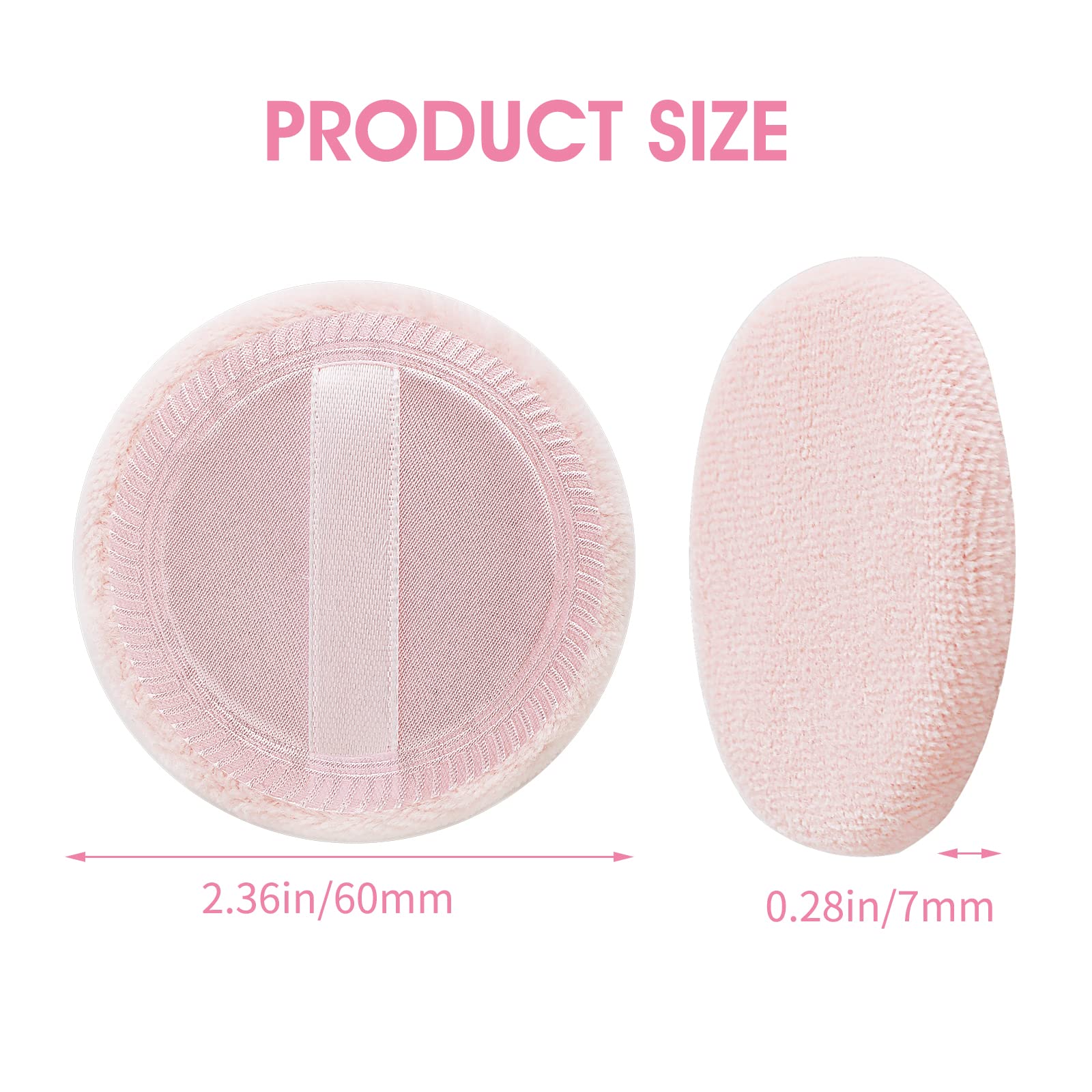 WLLHYF powder puff soft-touch close-up for gentle loose powder blending