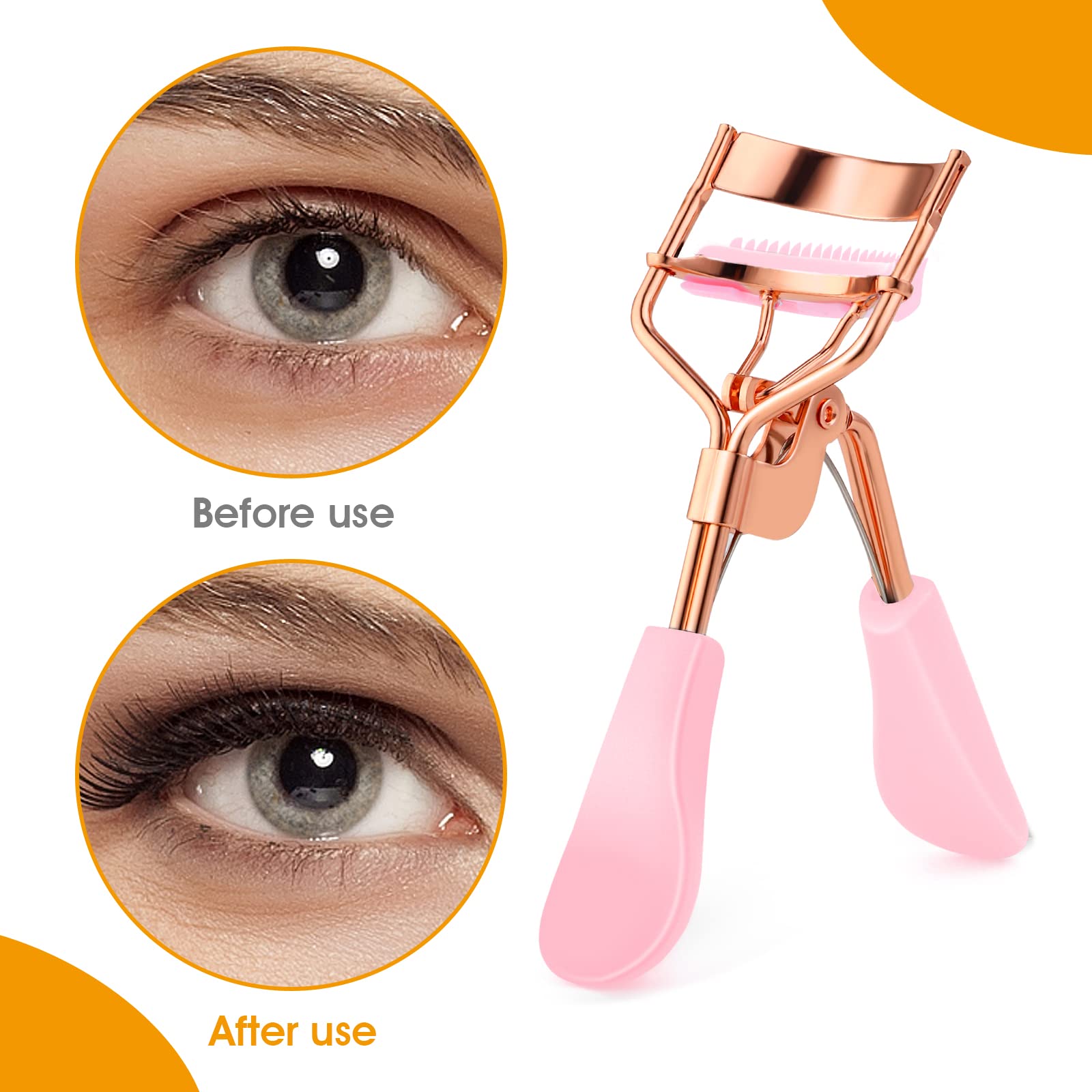 WLLHYF soft silicone pad close-up reduces pinching during curling.