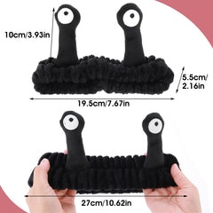 WLLHYF microfiber coral fleece headband in black delivers soft, absorbent comfort.
