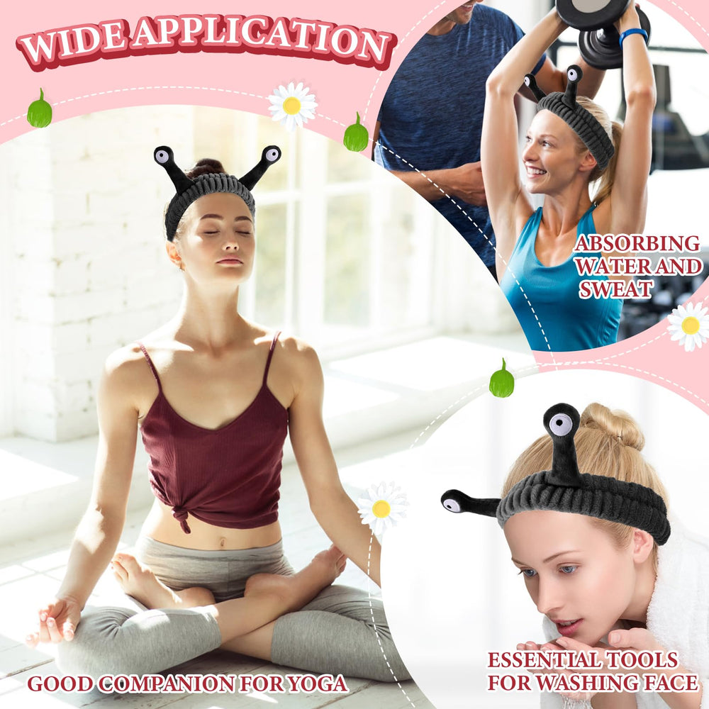 WLLHYF face-washing headband dries quickly while you cleanse skin.