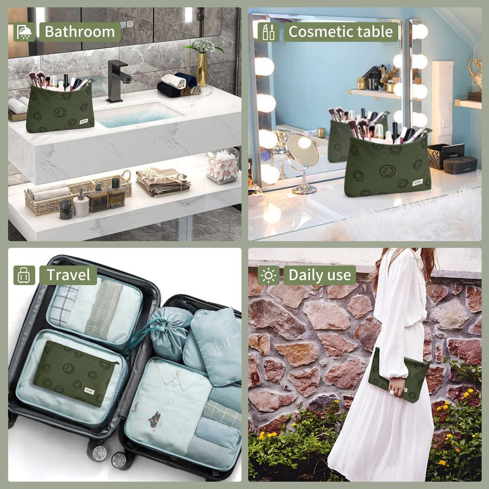 WLLWOO two-piece pouch doubles as cosmetics case and travel organizer