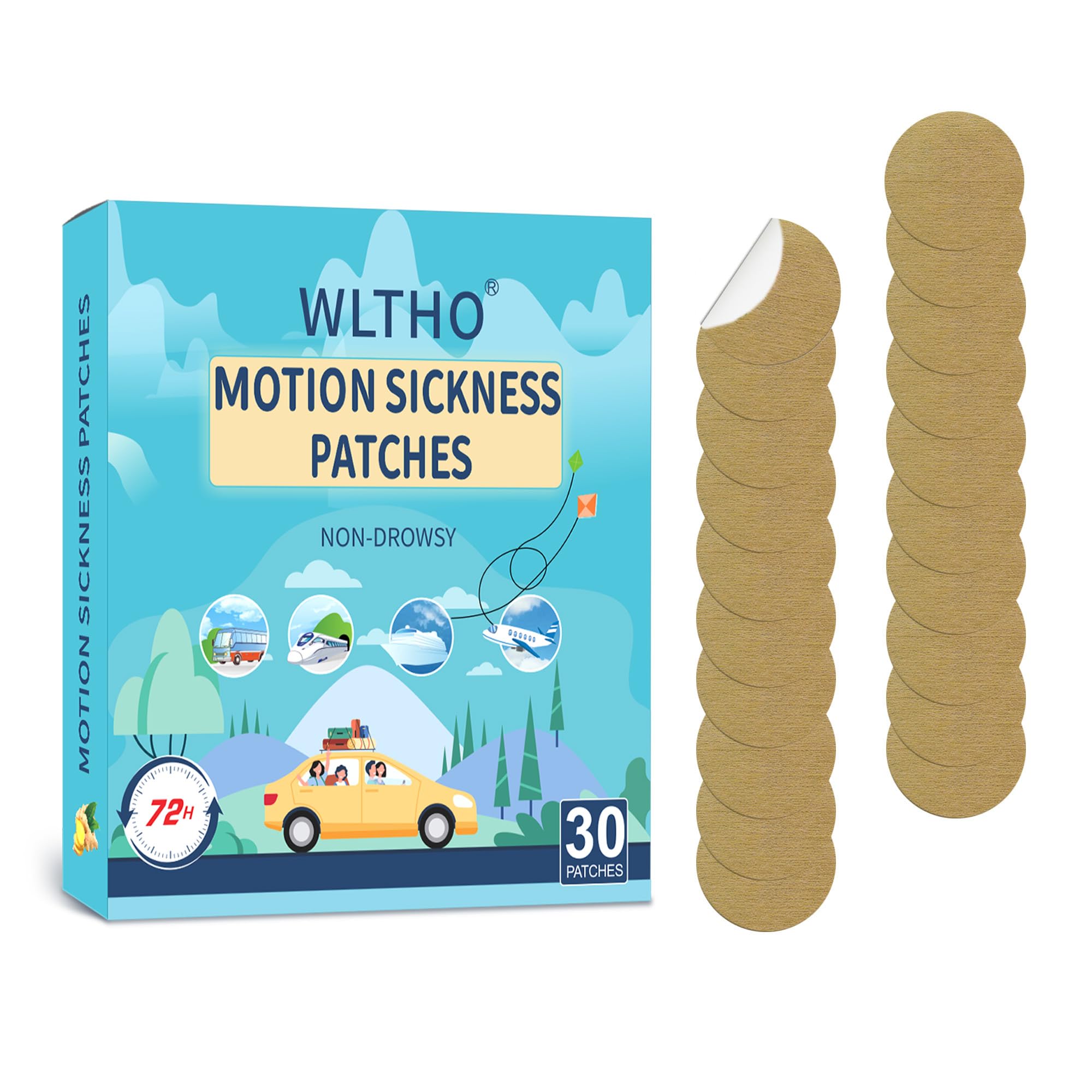 WLTHO behind-ear patch provides non-drowsy motion support for travel