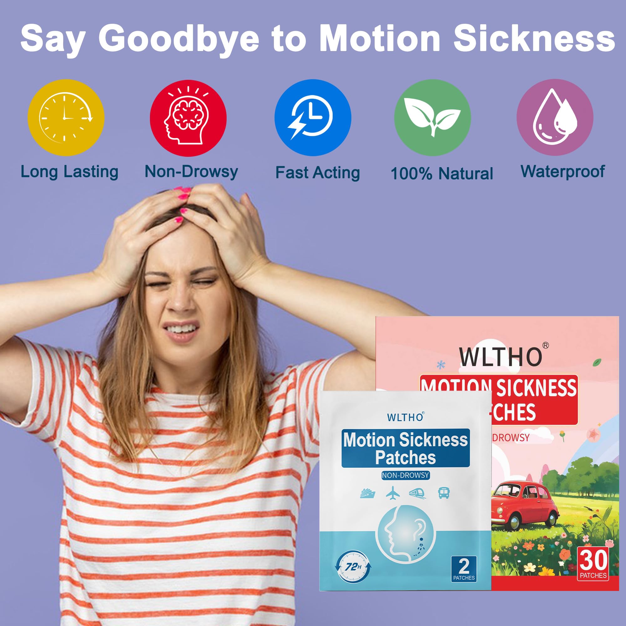 WLTHO patches act fast, providing relief about 30 minutes after application.