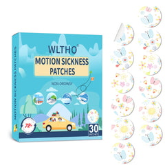WLTHO motion patches behind-ear pack delivers easy, non-drowsy travel relief.