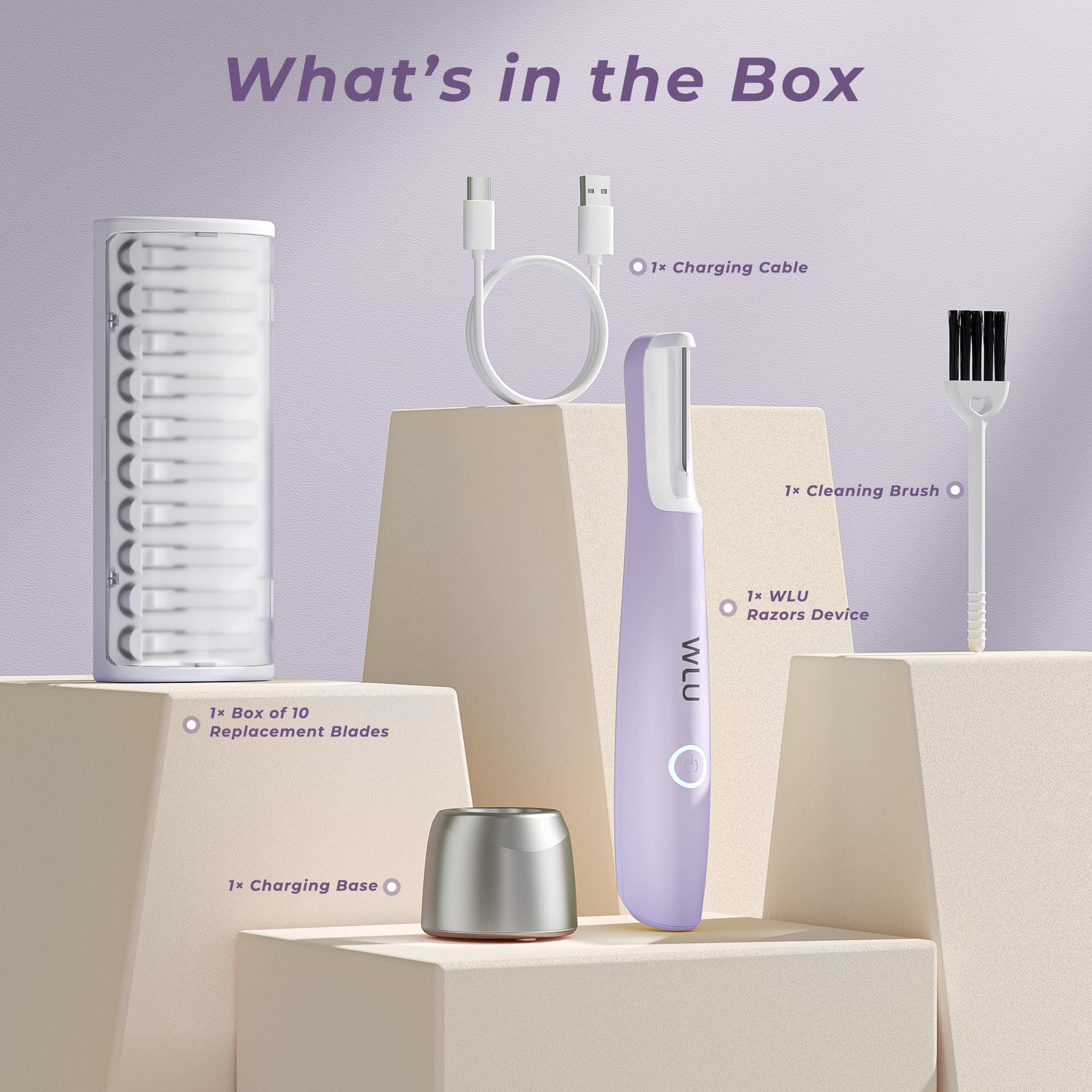 WLU travel case keeps dermaplane kit organized on trips.
