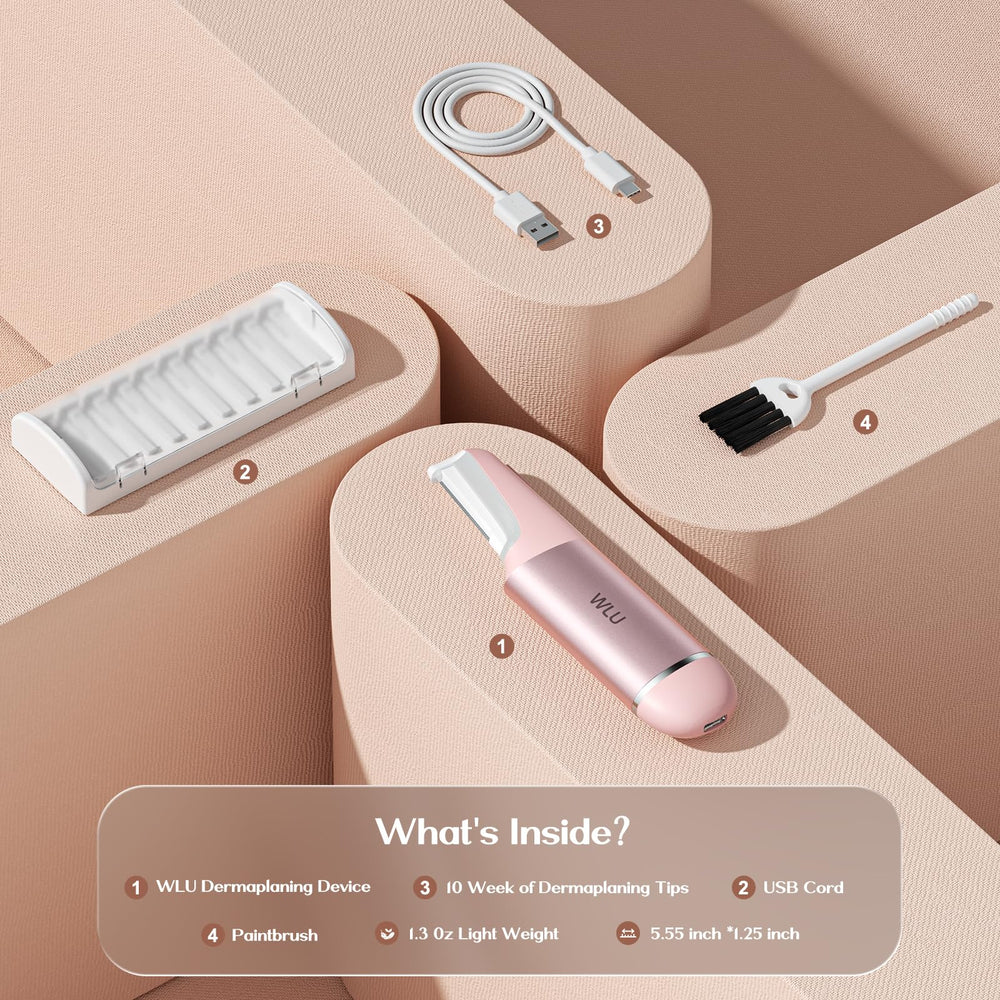 WLU Travel case showcasing compact skincare kit for on-the-go routines.