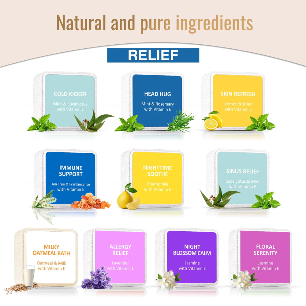WM Western Miracle aromatherapy steamers variety sachets show diverse scents