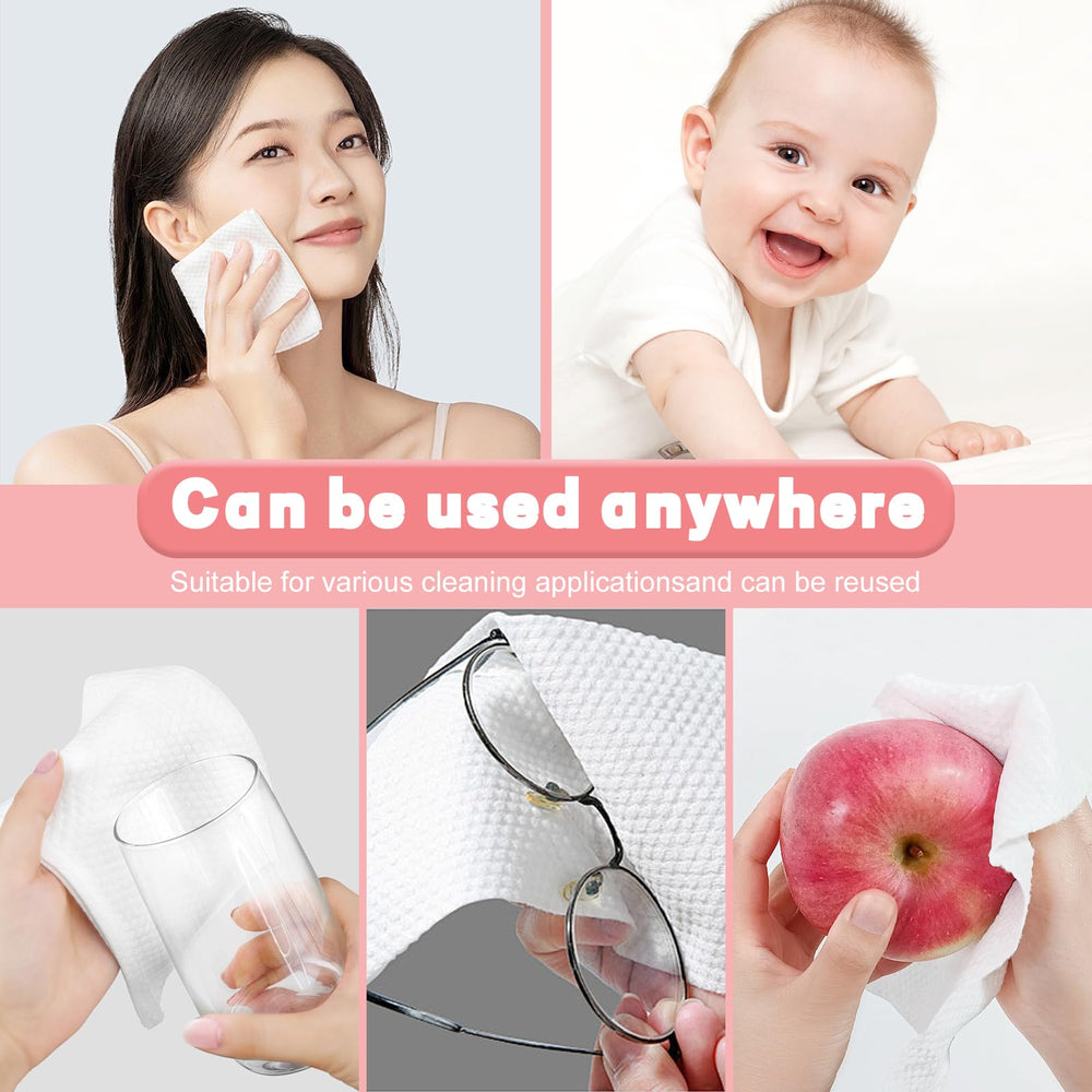 WMQL disposable face towel multi-purpose care for face, baby, and home