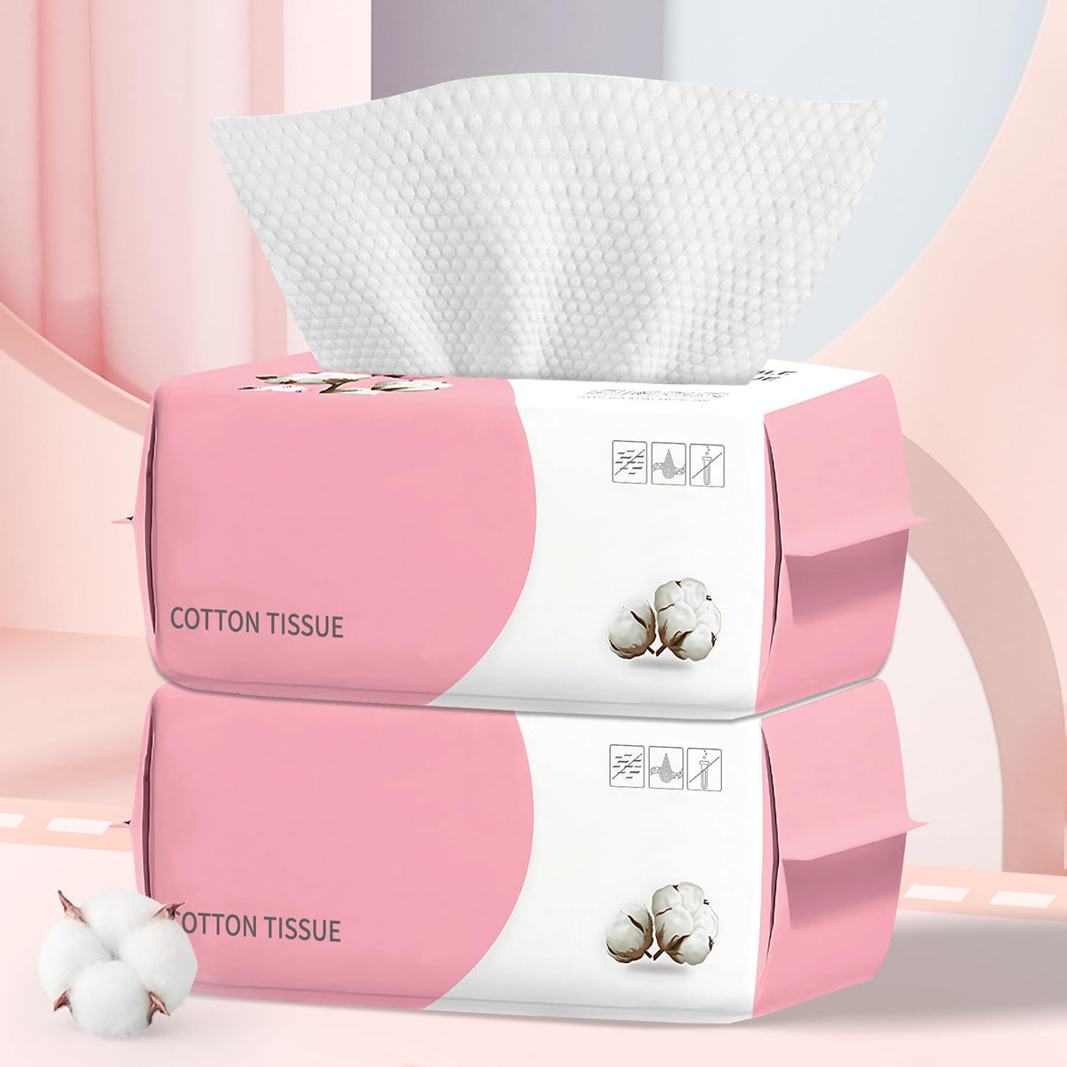 WMQL disposable face towel ultra-soft texture for gentle cleansing and makeup removal