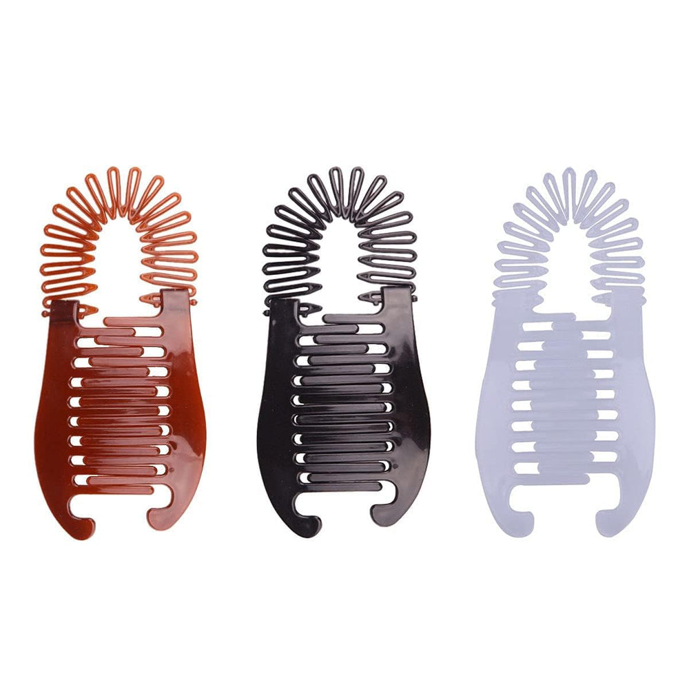 WNHNO banana clip colorful pair for secure, stylish ponytails.