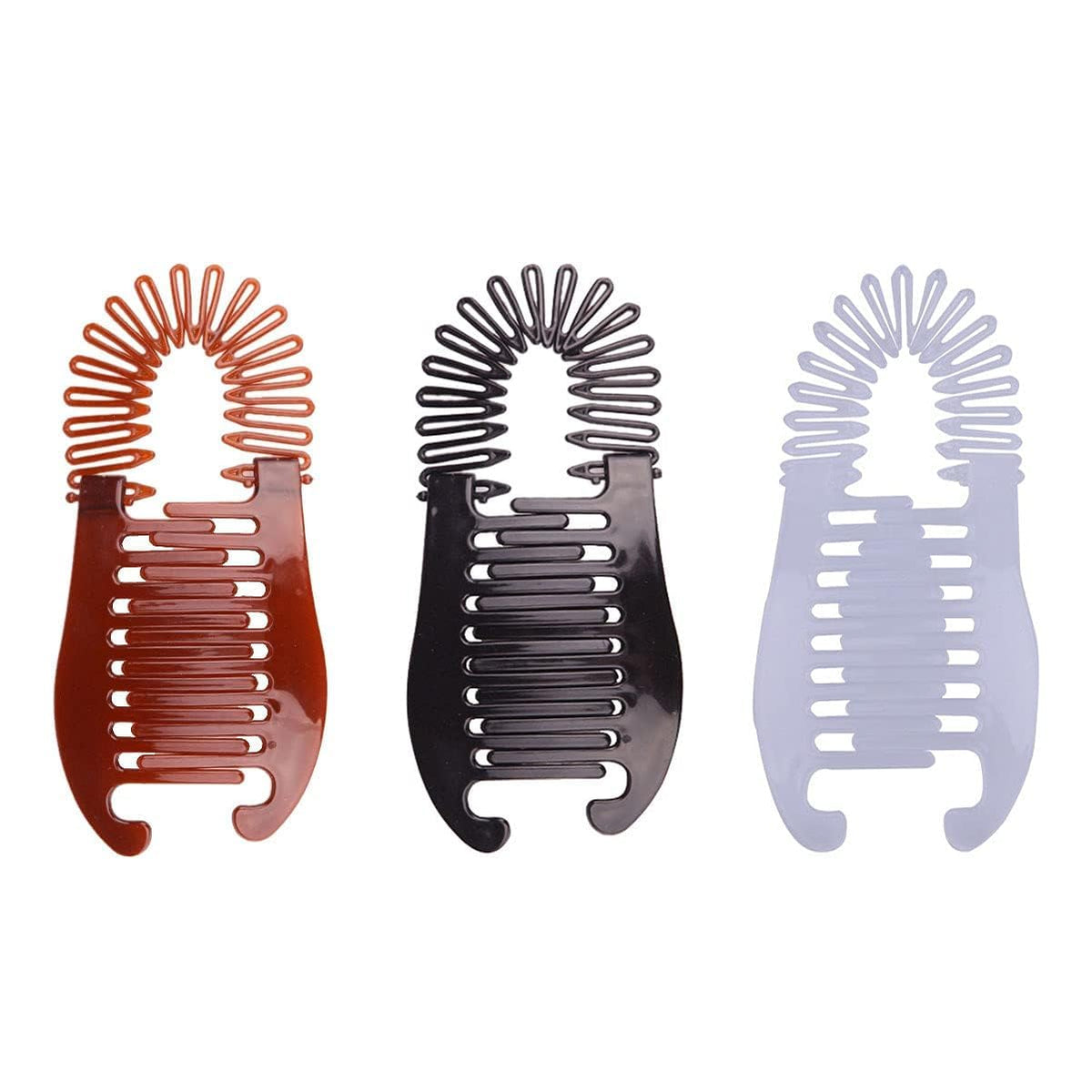 WNHNO banana clip colorful pair for secure, stylish ponytails.