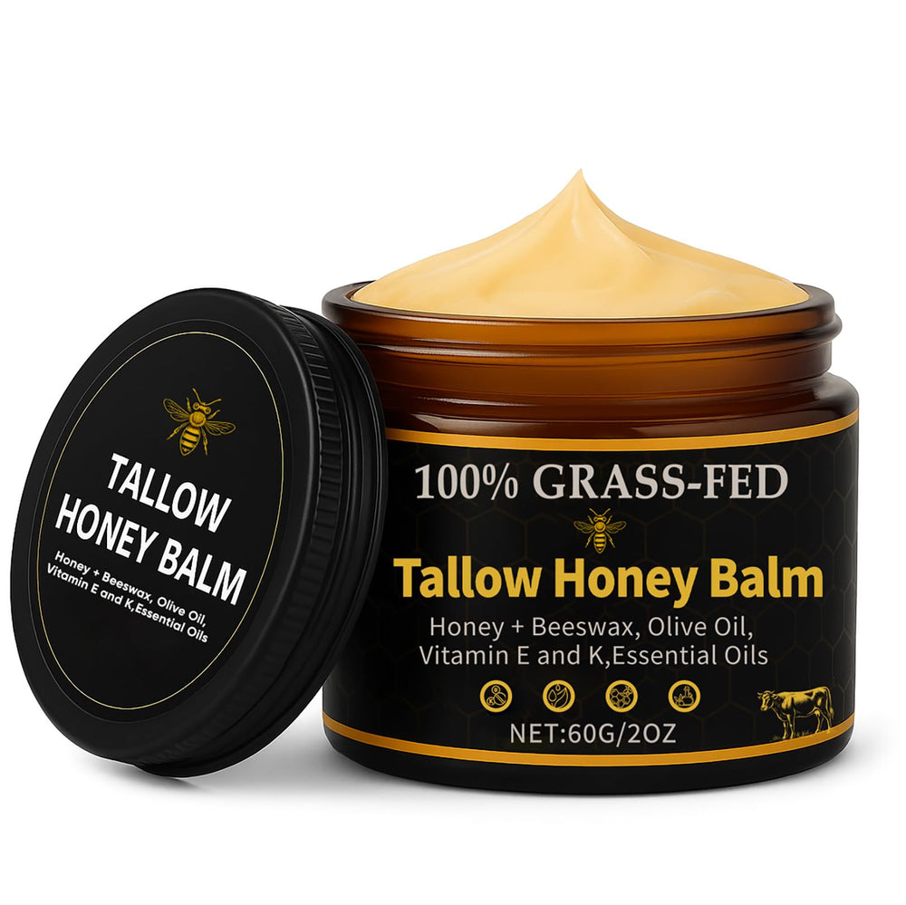 WNOHIQ Noluria beef tallow packaging signals premium grass-fed ingredients for nourishing skin.