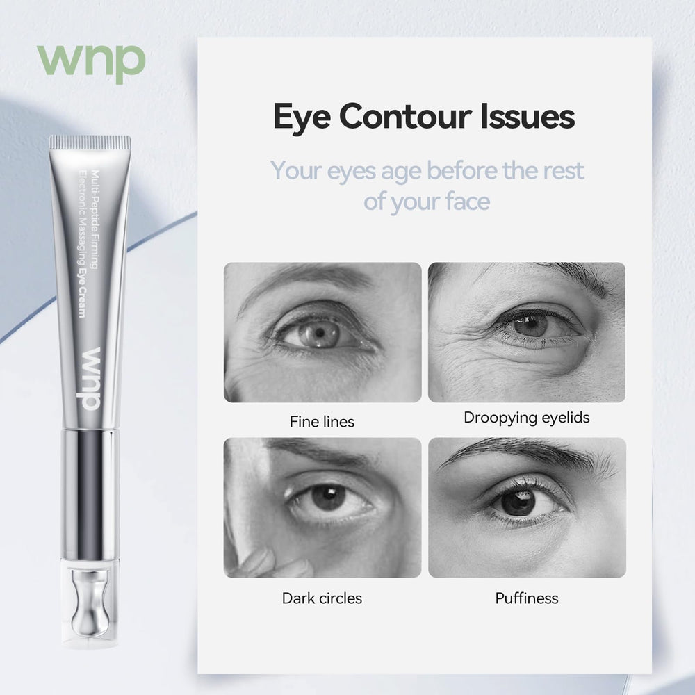WNP Eye Cream daily-use bottle promotes hydration and comfort around the eyes.