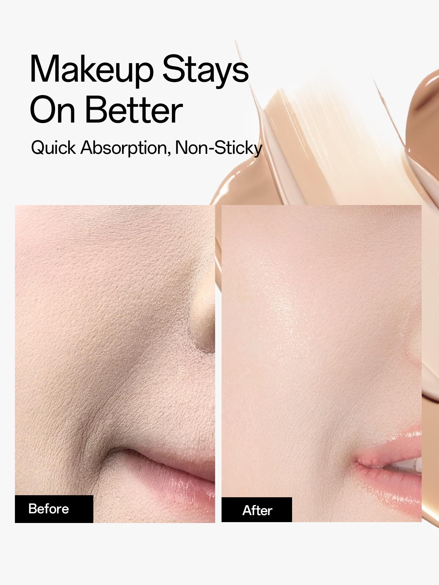 Hands applying WNP Hyaluronic Acid Serum 3% to face for refreshed skin.