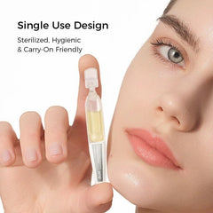 WNP suspension oil technology close-up highlighting water-oil fusion for smoother skin.