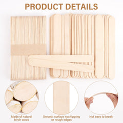 WoBiogHo jumbo wooden applicators ideal for waxing and DIY projects
