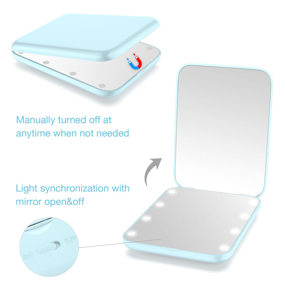 WOBSION gift-ready packaging mirror ideal for beauty lovers and special occasions
