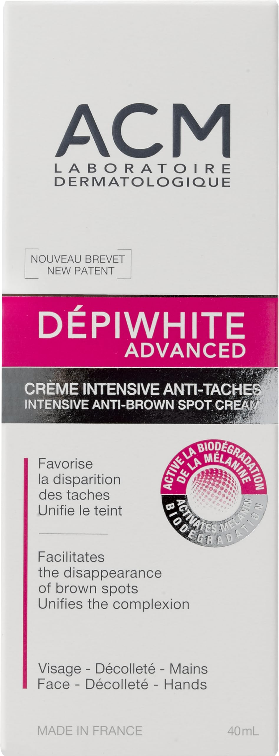 Wockhardt ACM Depi White application demo showing smooth layer on skin