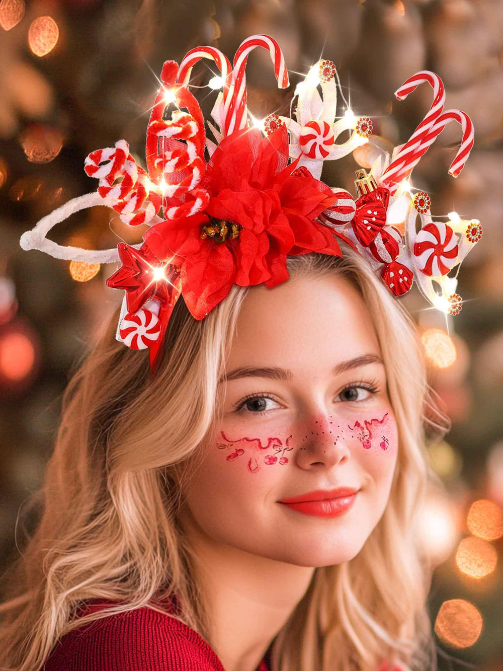 Woeoe light-up headband suits various hairstyles for celebrations