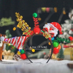 Woeoe Santa hat headband perfect gift for women and girls.