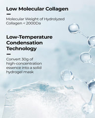 Wokatta hydrogel mask applied on skin for instant hydration
