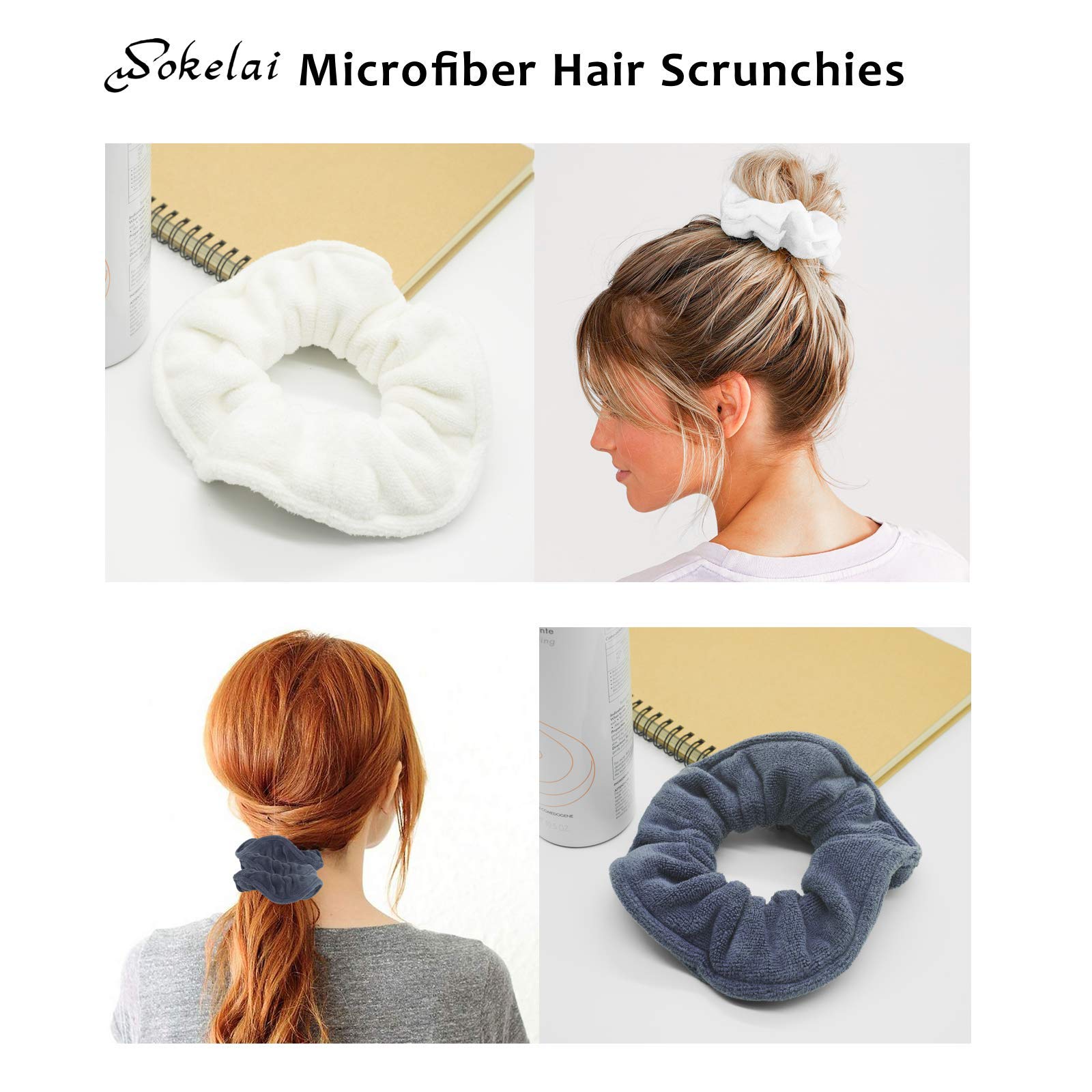 Wokelai wet-hair absorbent scrunchie helps manage damp locks.