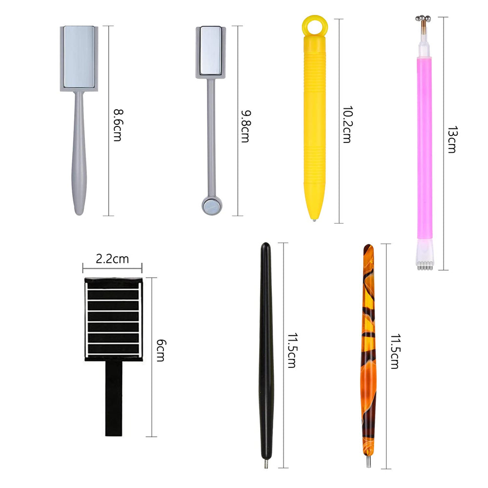 WOKOTO cat eye magnetic stick rectangle for versatile nail art shapes
