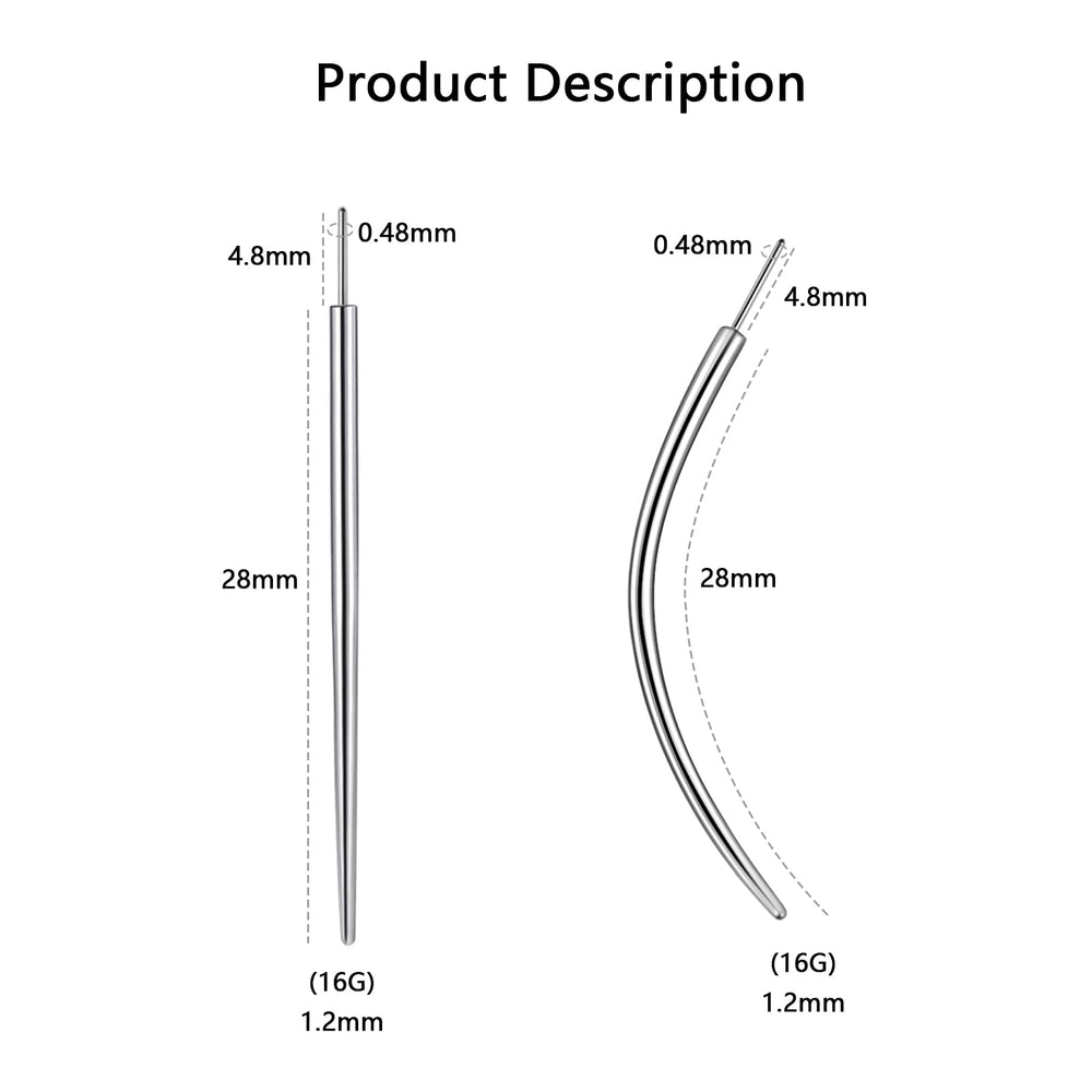 WOLAYI 20G straight taper for clean hole passage