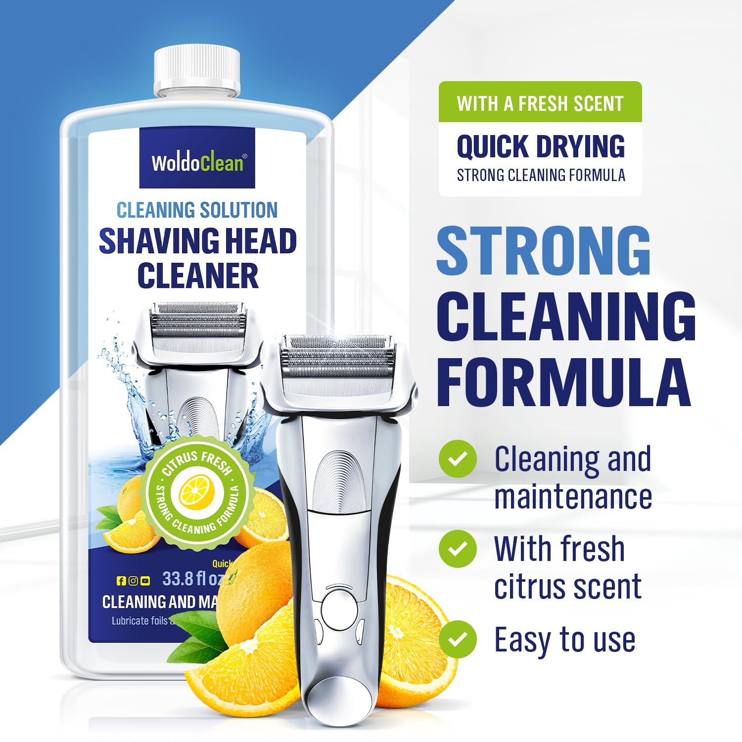 WoldoClean Braun CCR SmartCare compatibility image shows seamless integration with your shaver program.