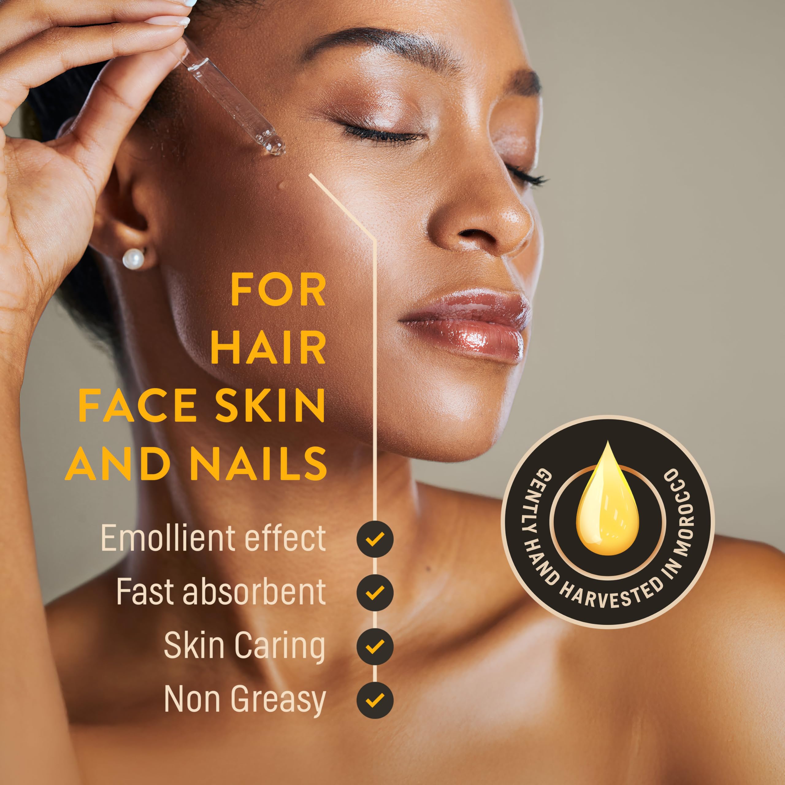 WoldoHealth Organic Argan Oil anti-frizz treatment supports daily hair manageability.