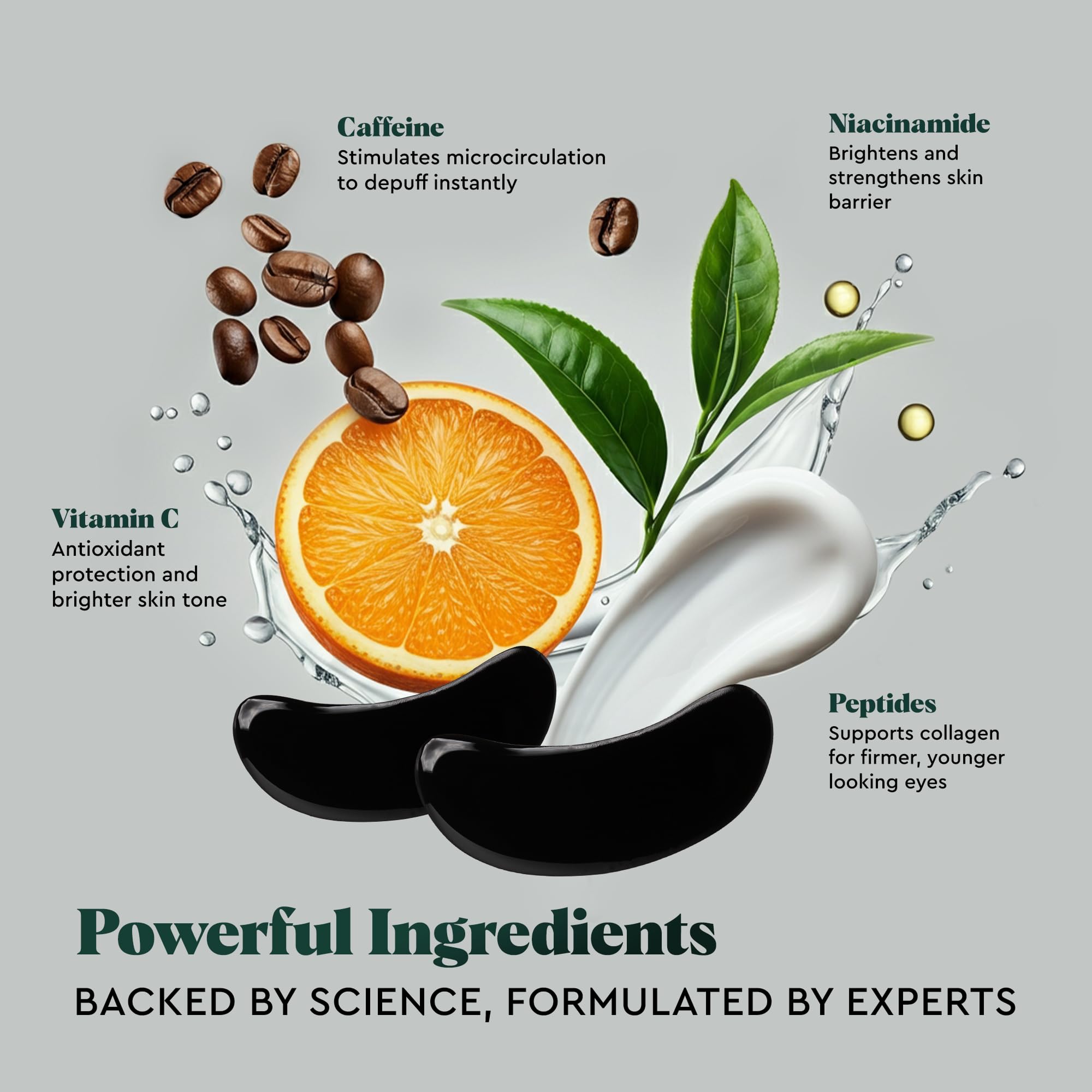 Wolf Project hydrogel formula eye patches showing moisture-rich surface