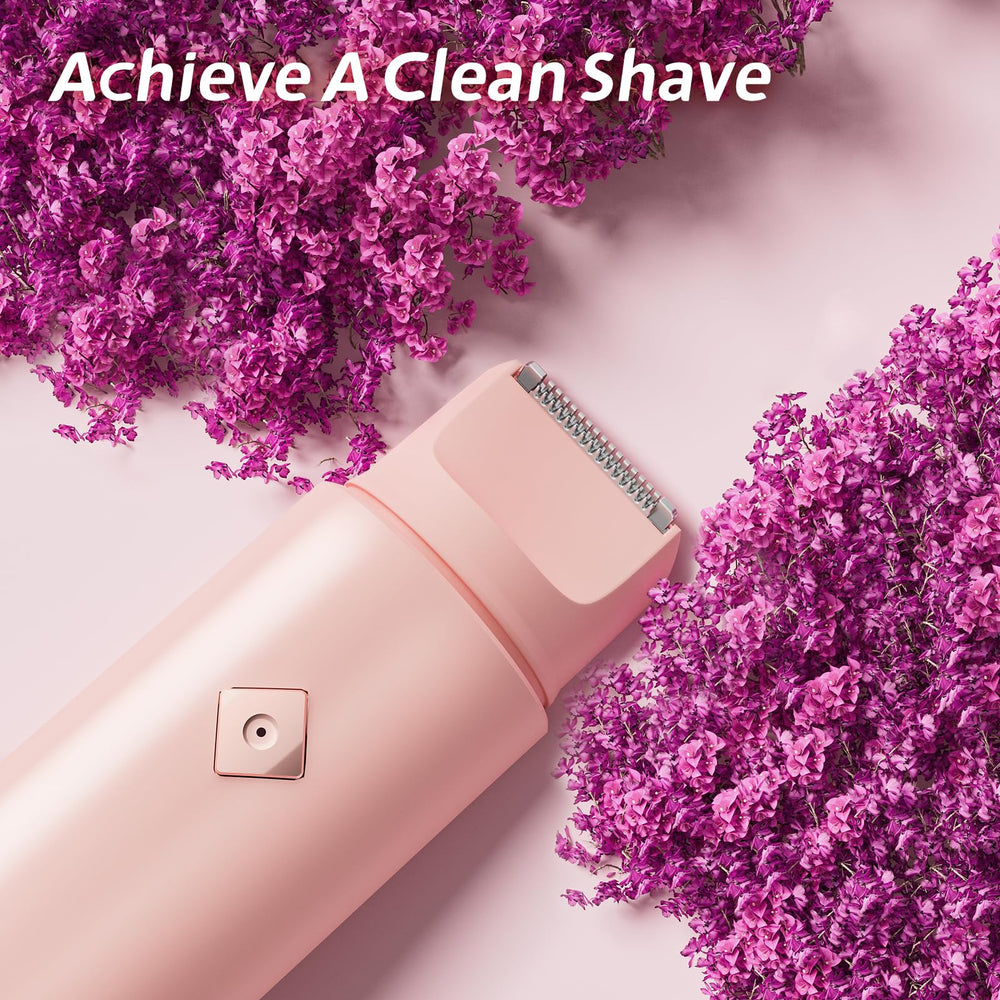 WOLLEA bikini trimmer facial head for precise cheek and lip hair removal.