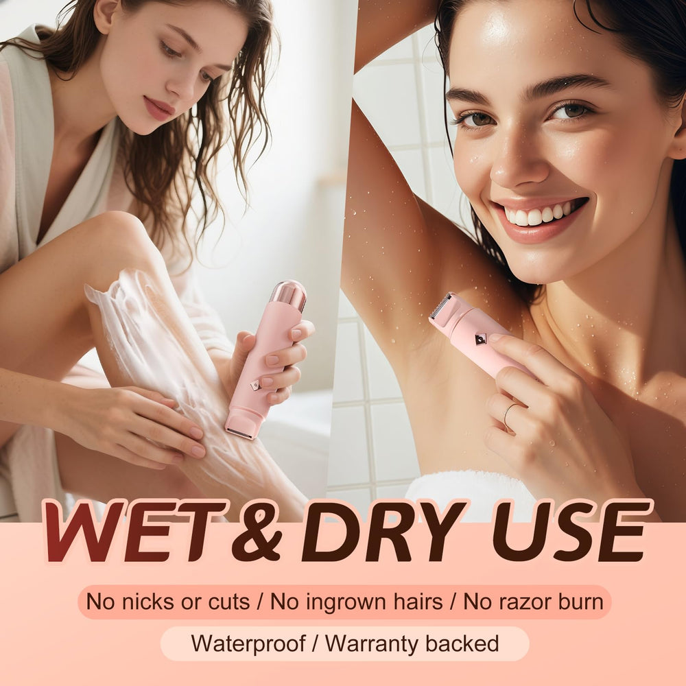 WOLLEA bikini trimmer USB charging enables days away from outlets.