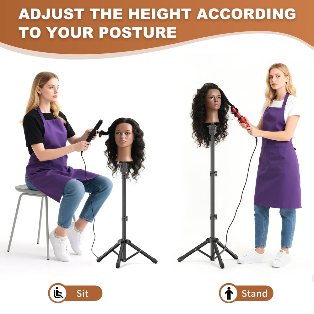 Womnwomn Wig Stand can be assembled without tools for fast startup.