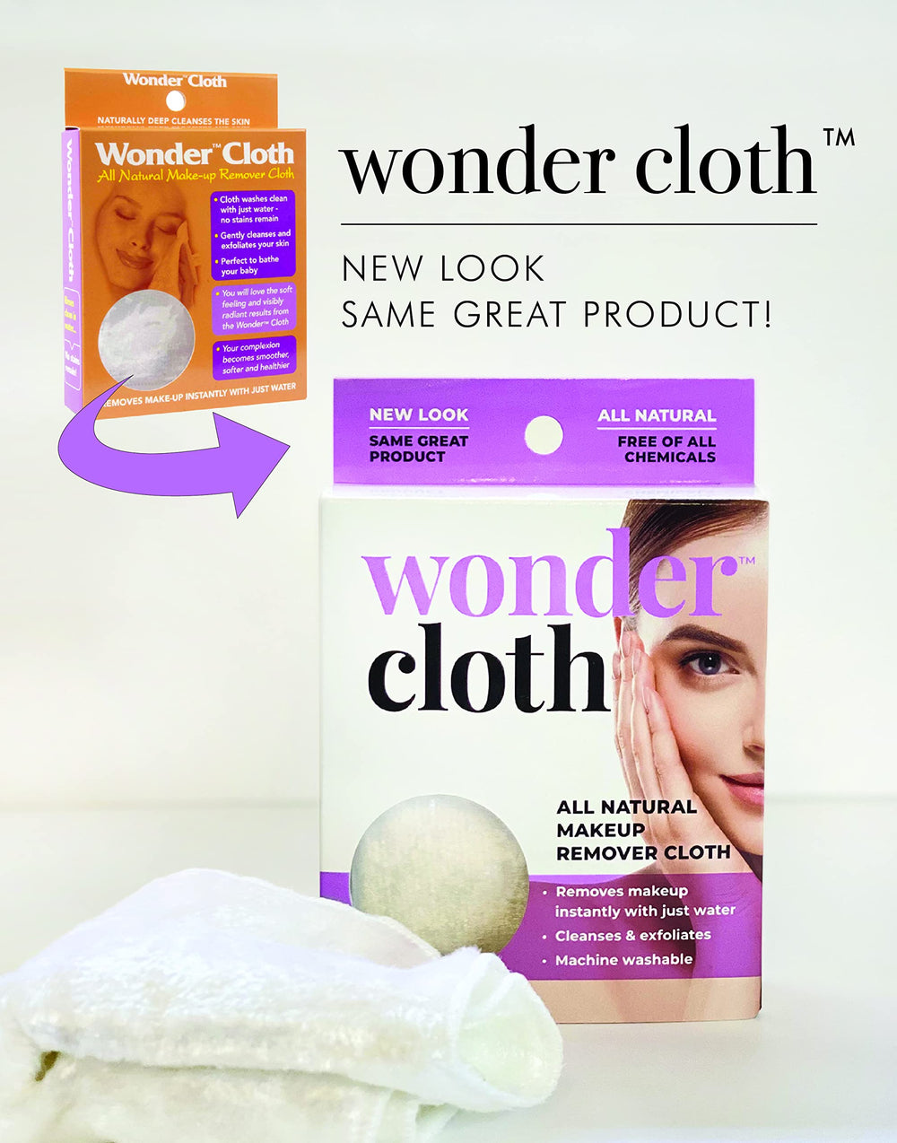 Wonder Cloth size 10.5 x 8.5 inches provides full-face coverage