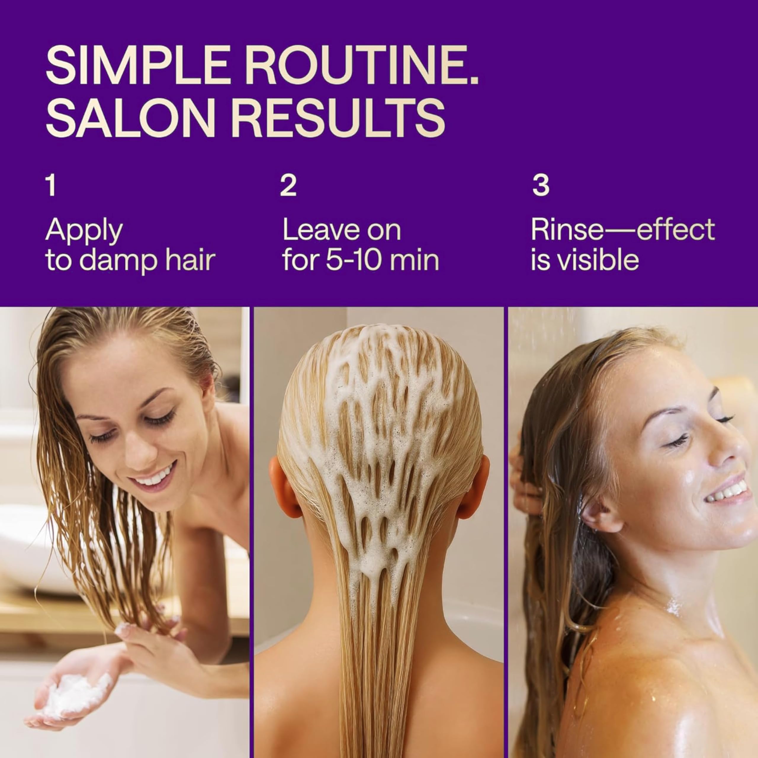Wonder Family Keratin Mask dispenser pump highlights easy, precise application.