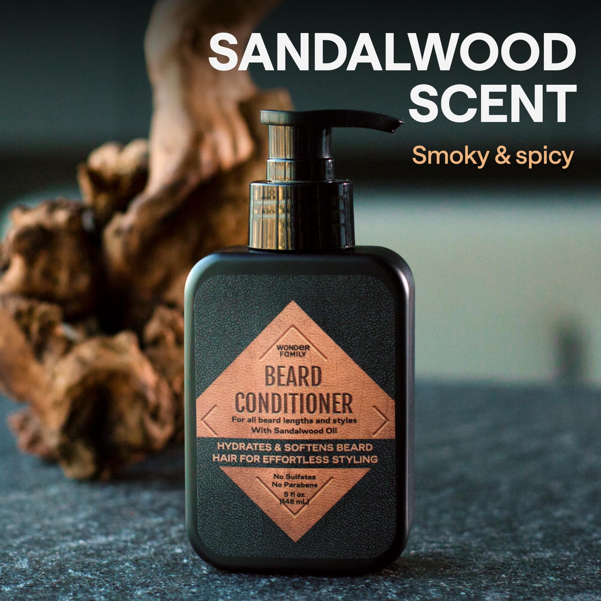 WONDER FAMILY Beards stay comfortable with reduced itch and flakiness after use