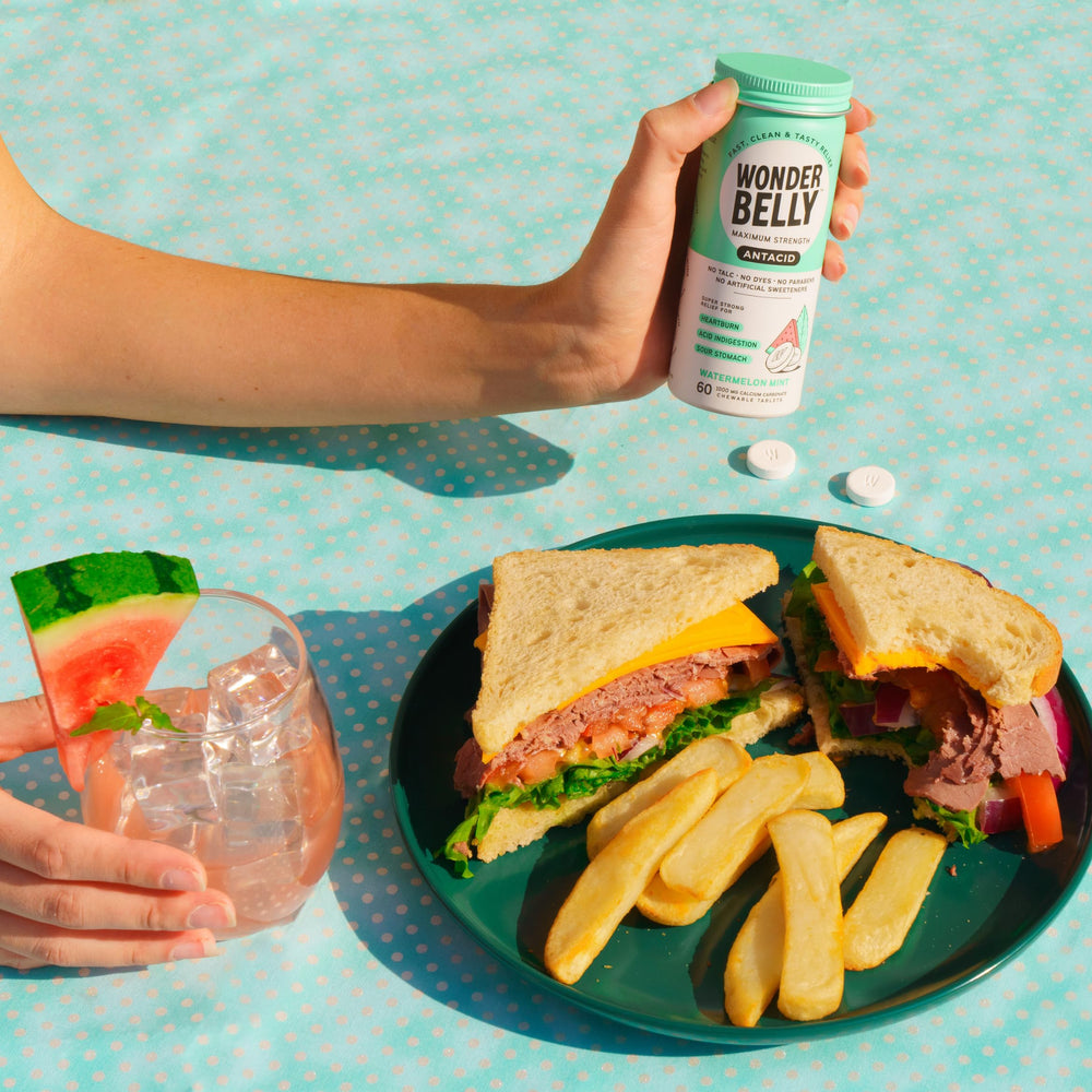 Wonderbelly antacid sustainable packaging makes eco-friendly storage convenient.