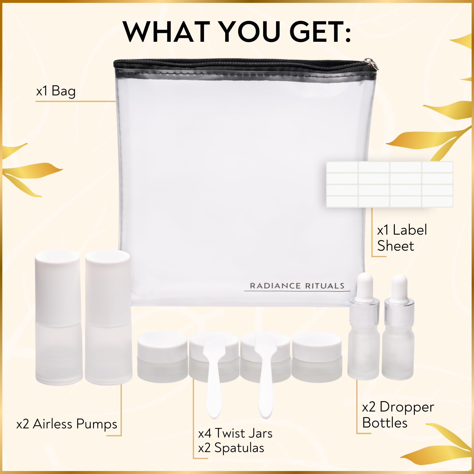 Wondercraft travel kit inside bag highlights compact, TSA-friendly storage.
