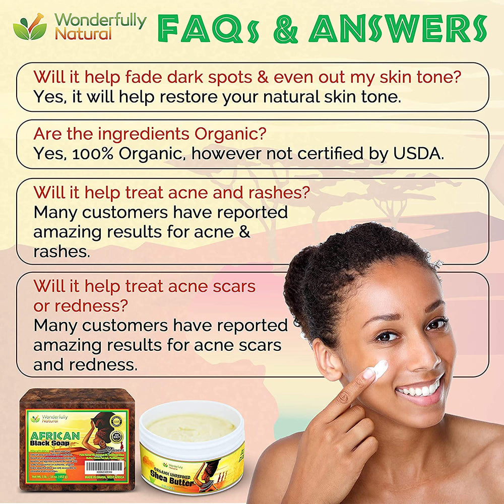 Wonderfully Natural foam-lather of African Black Soap on skin