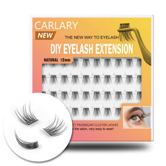 WONSIS lash clusters packaging closeup shows ready-to-use at-home kit