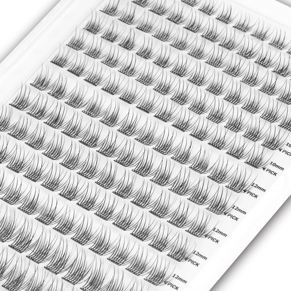 WONSIS lashes display with four size options for versatile eye looks.
