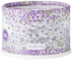 Woods of Windsor lavender powder application showing silky feel on skin