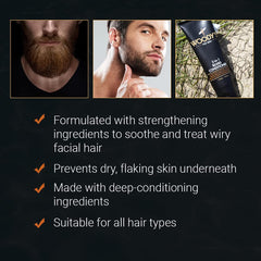 Woodys botanical extracts and essential oils illustration for healthy beard nourishment