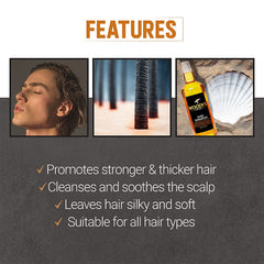 Woody's Daily Shampoo 32oz packaging supports long-use daily care.