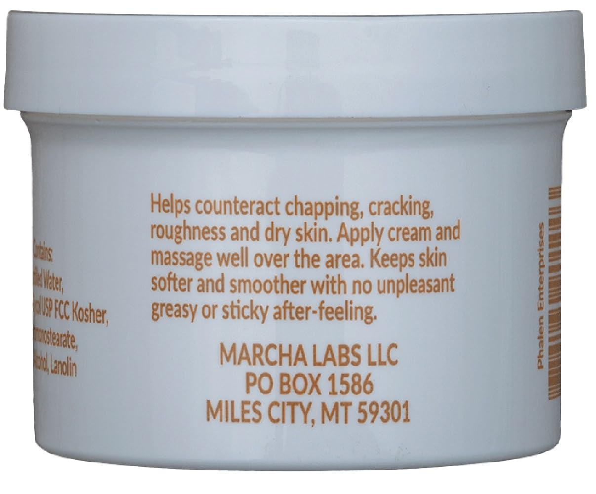 Wool Wax Creme lanolin-ingredient close-up highlights natural moisturization for dry skin relief.