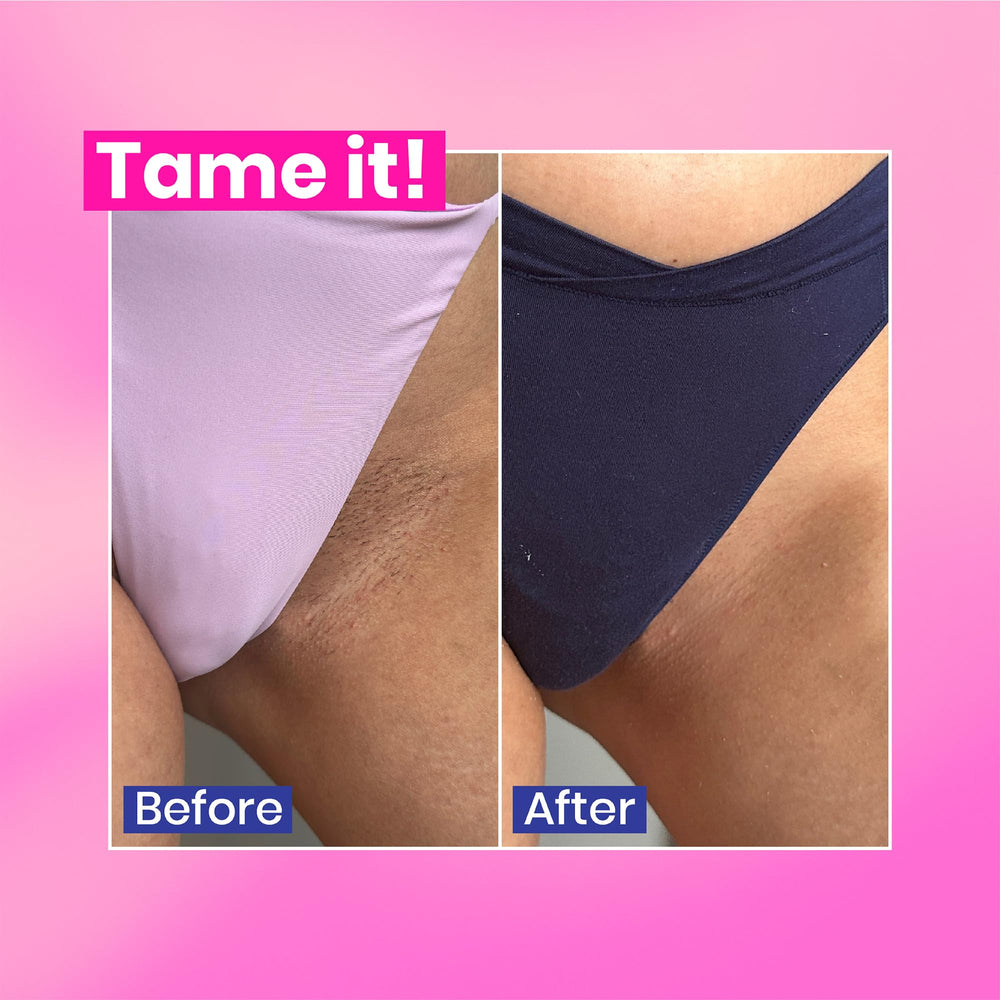 WOOWOO Tame It ingredients include aloe vera and jojoba oil for delicate skin.