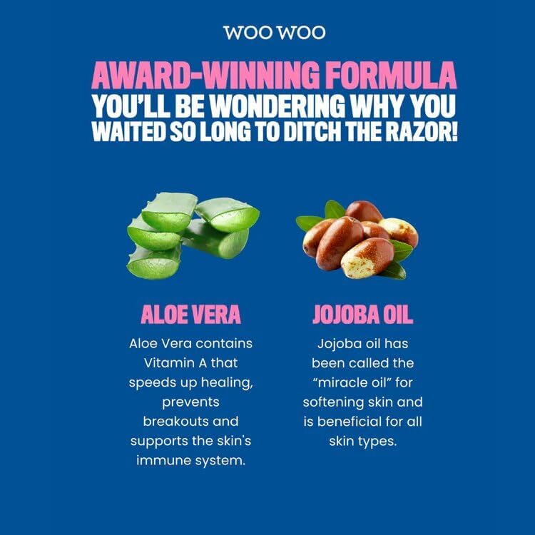 WOOWOO Tame It aims for skin-smoothness in a routine.