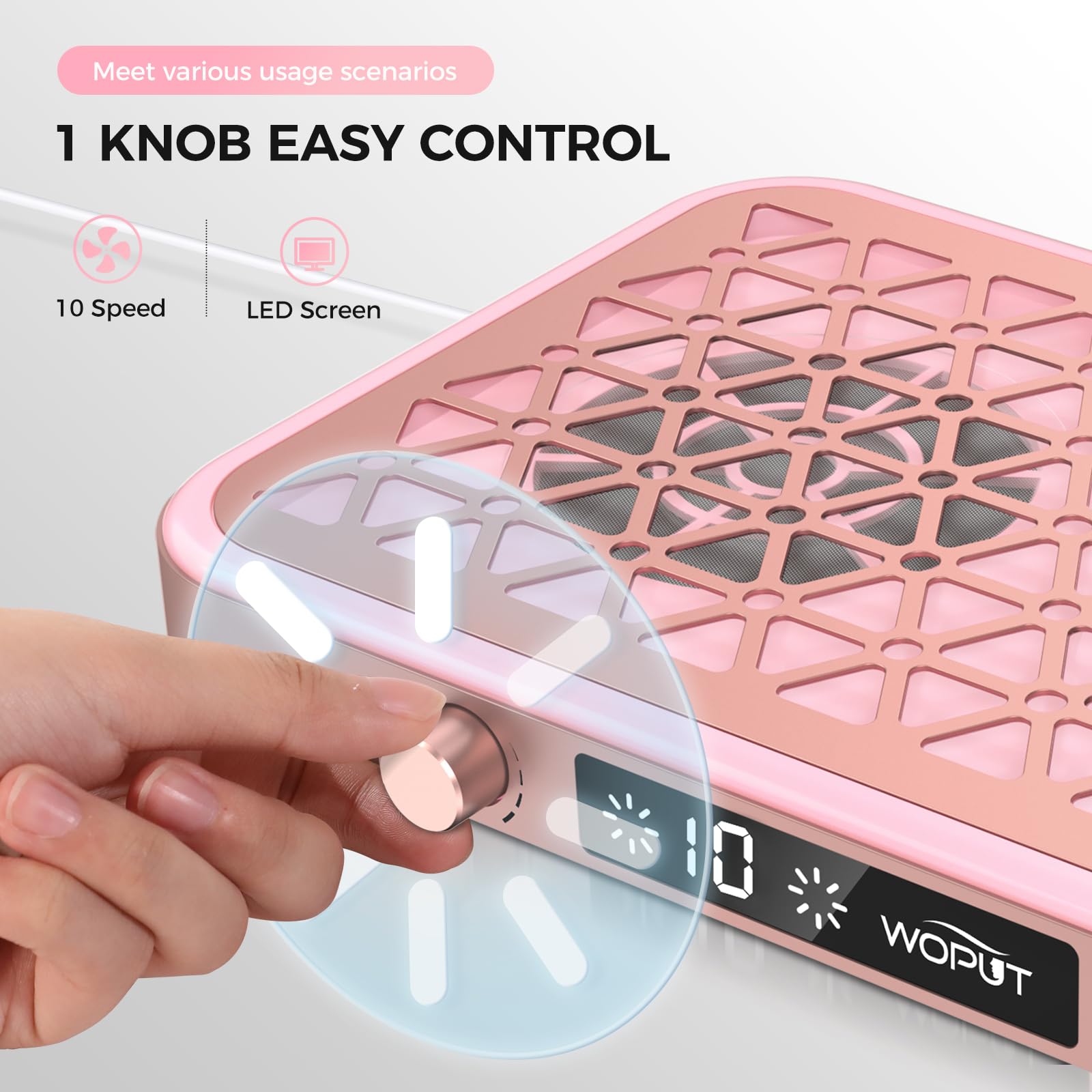 Woput Nail Dust Collector disposable filters 30pcs for quick hygiene changes