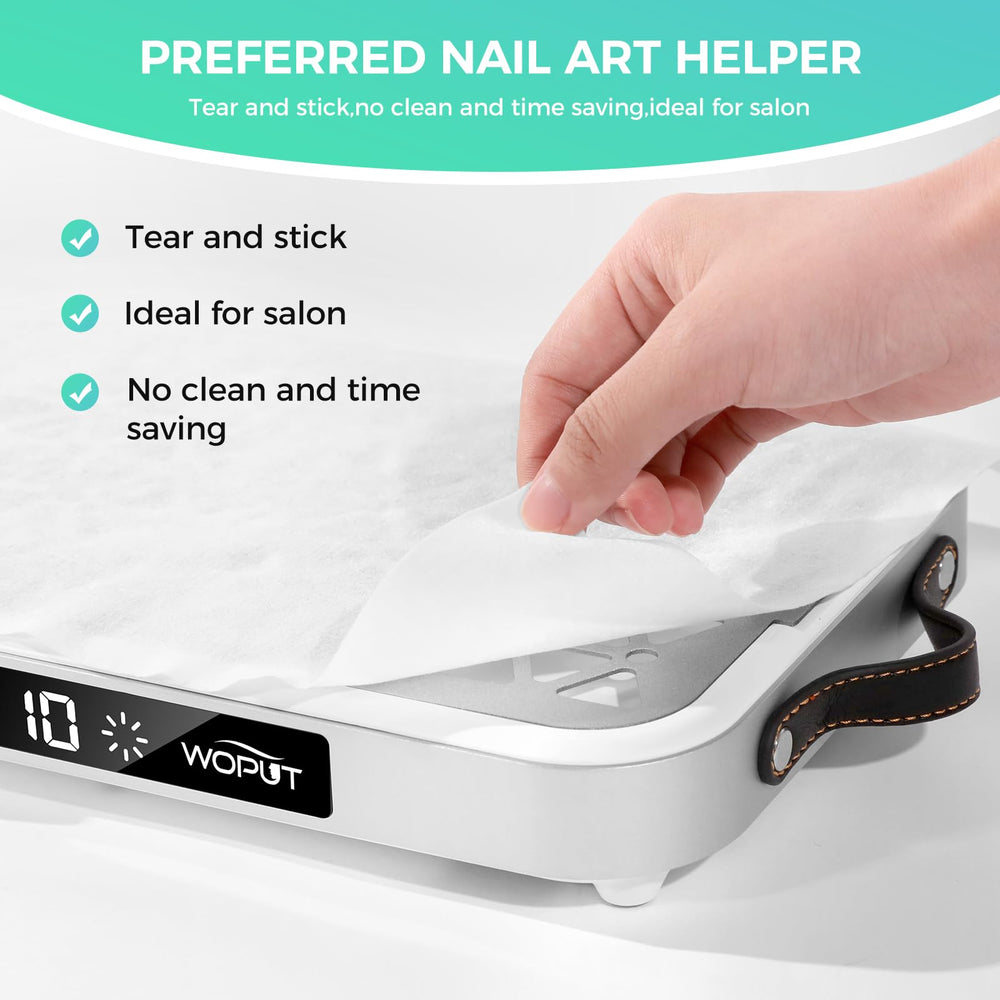 Woput Nail Dust Collector LED display showing 10 speeds